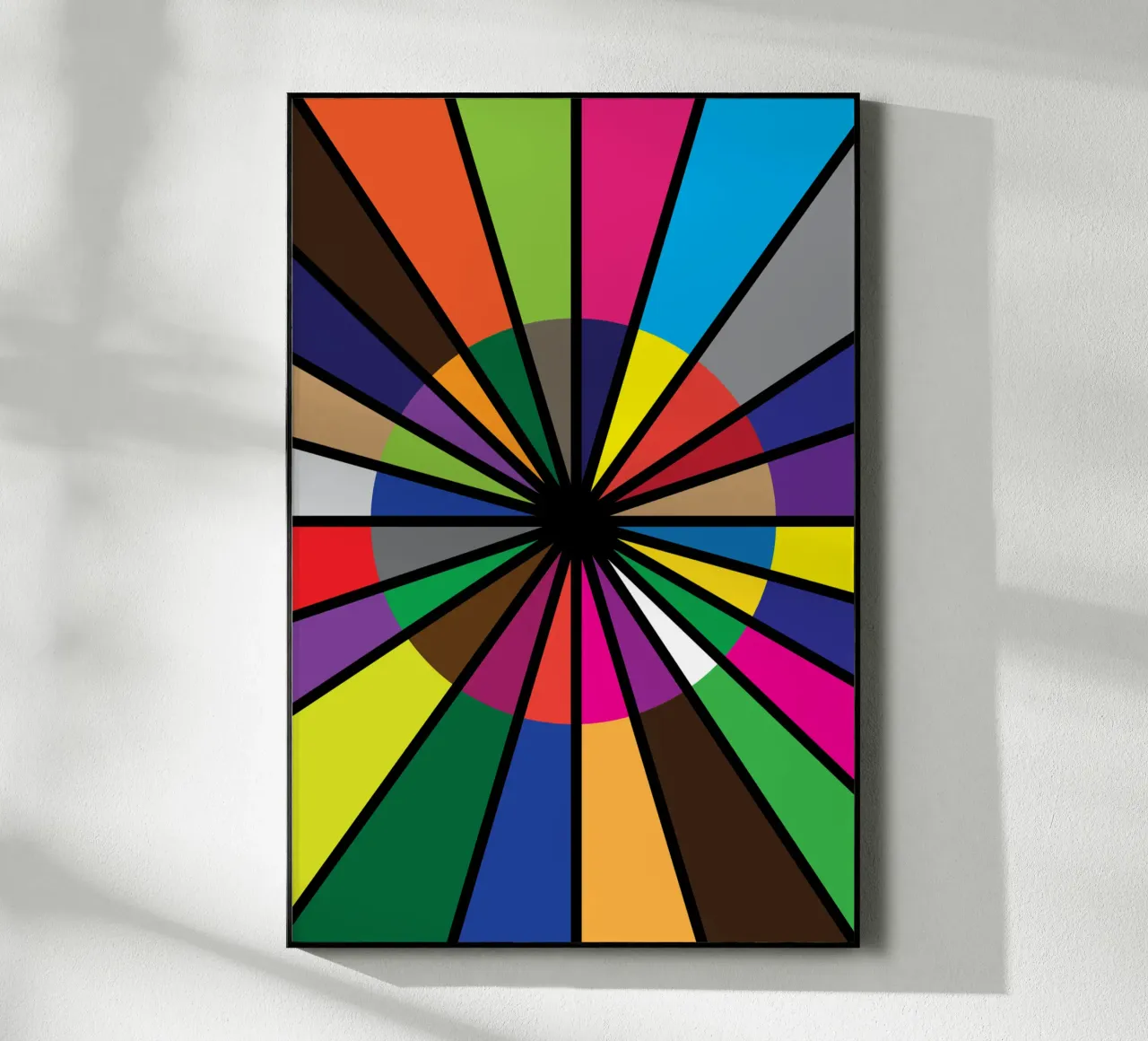 puzzle círculo de color paleta metacrilato de boeboe