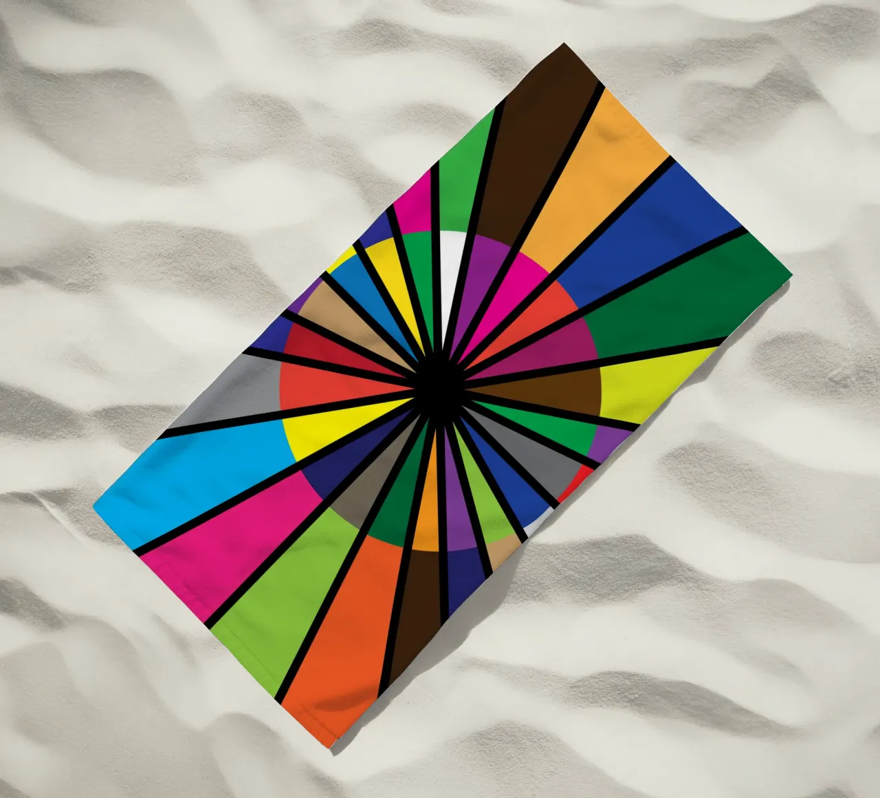 pallette di colori per il puzzle telo mare da boeboe