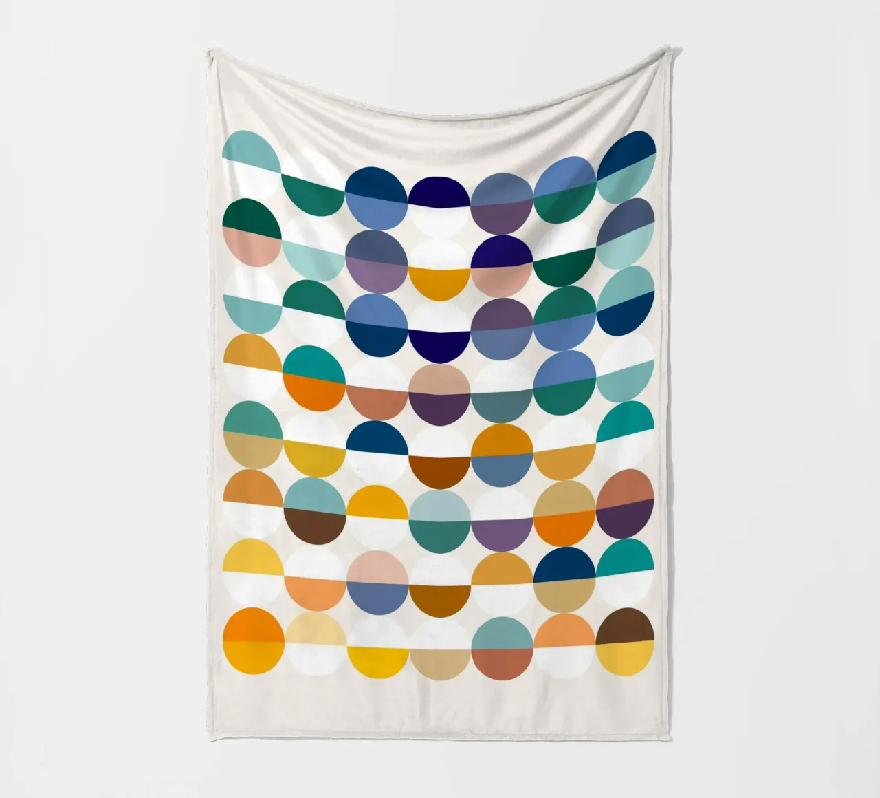 Halb leer oder halb voll Fleecedecke von 83oranges