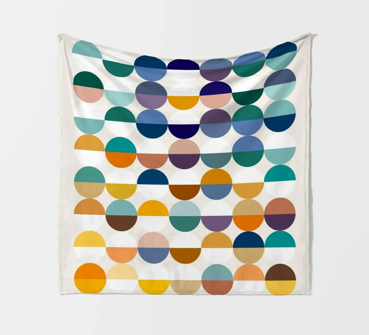 Halb leer oder halb voll Fleecedecke von 83oranges