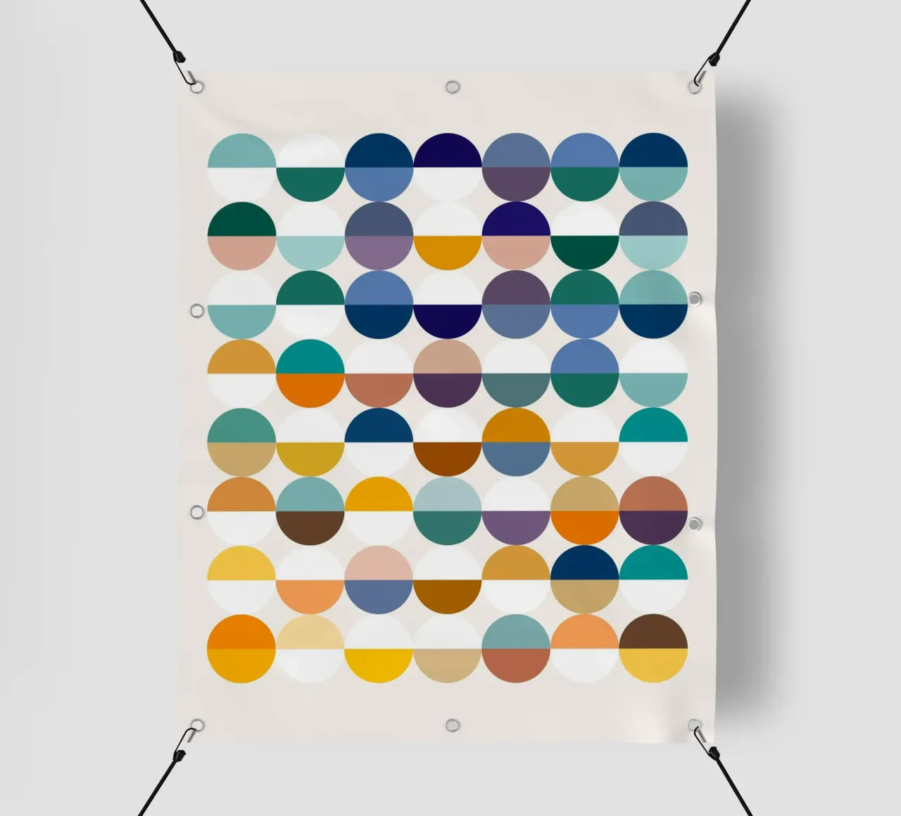 Halb leer oder halb voll PVC Plane von 83oranges