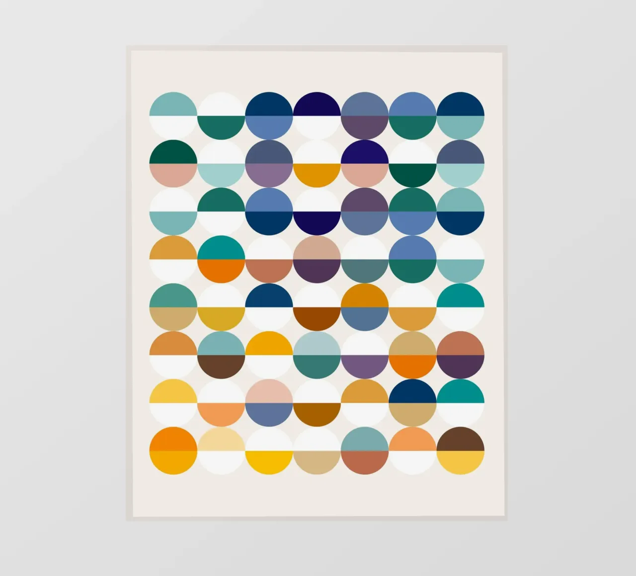 Halb leer oder halb voll PVC Plane von 83oranges