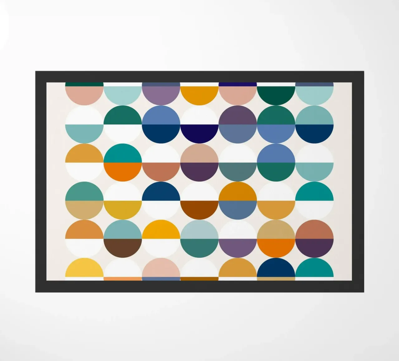 Half Empty Or Half Full doormat by 83oranges.com