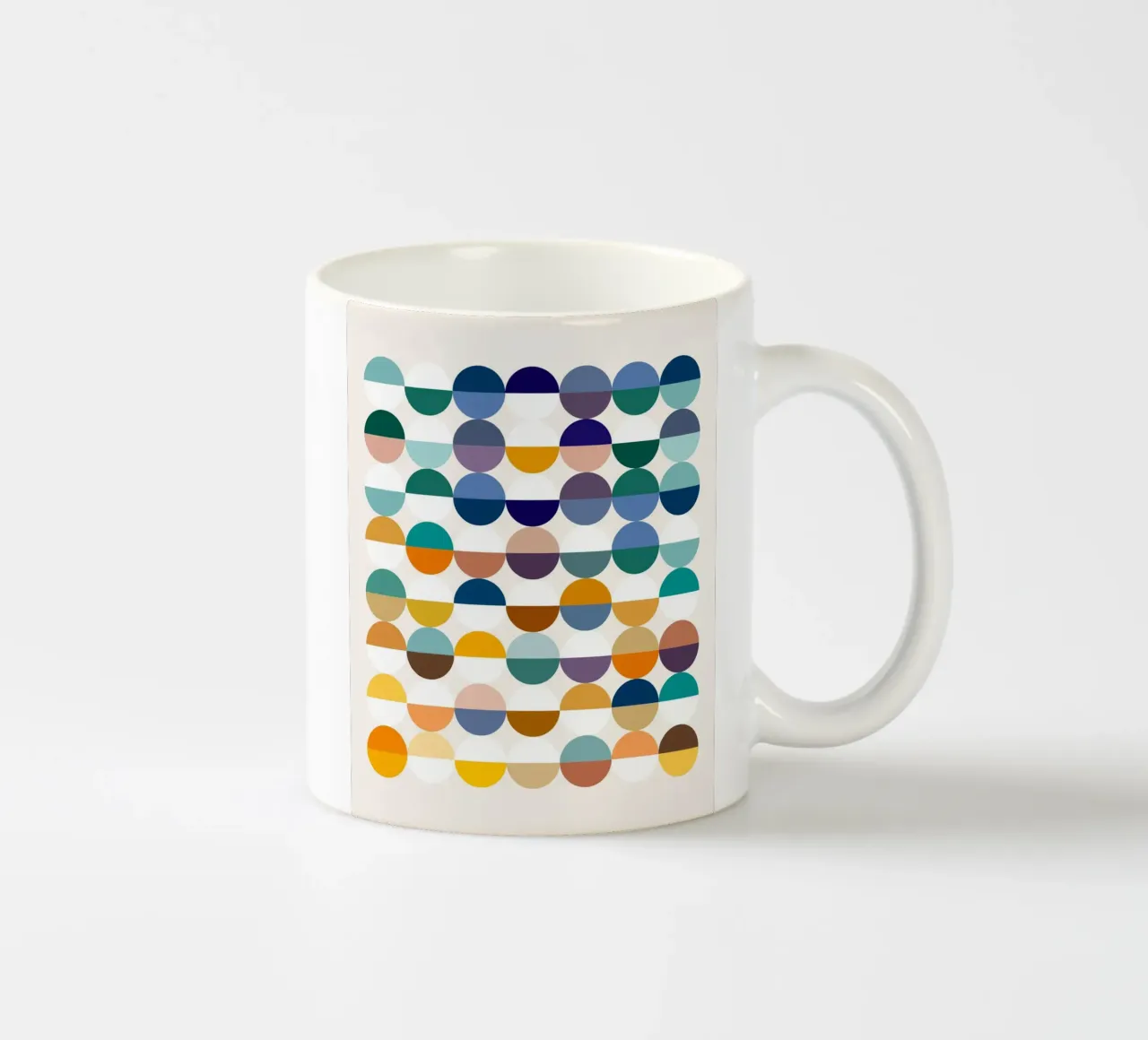 Halb leer oder halb voll Keramik Tasse von 83oranges