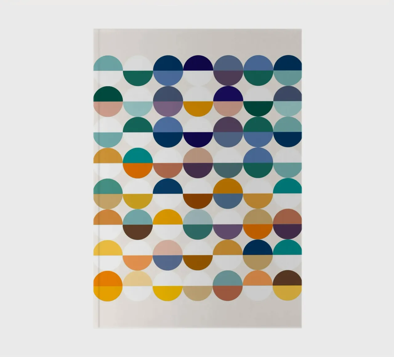 A moitié vide ou à moitié plein carnet de notes de 83oranges