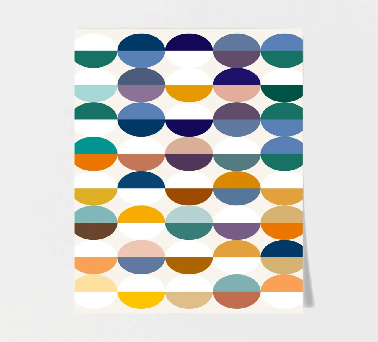 Halb leer oder halb voll Stickerbogen von 83oranges