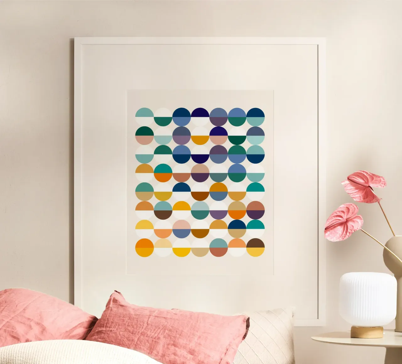 Mezzo vuoto o mezzo pieno poster da 83oranges.com