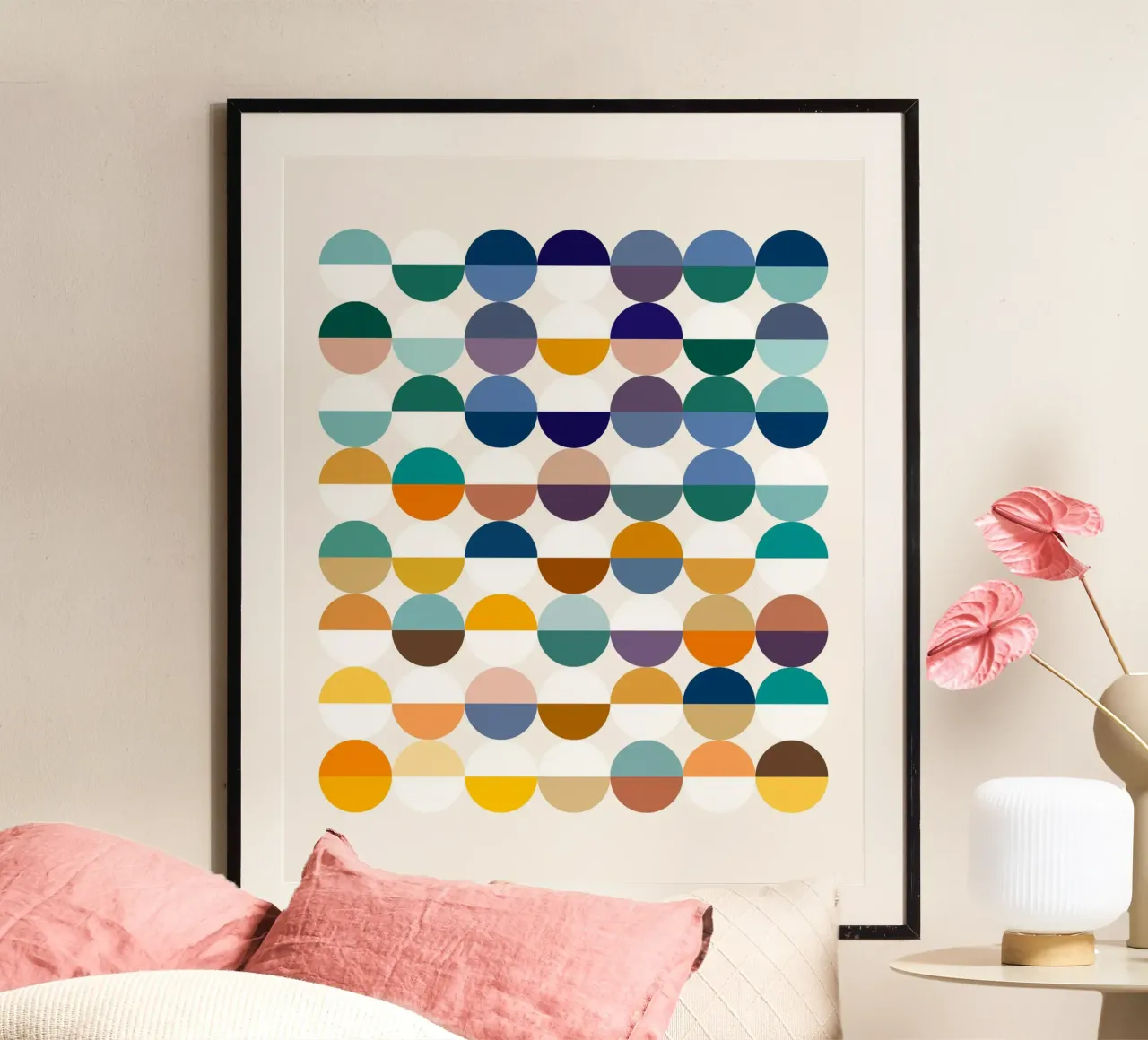 Mezzo vuoto o mezzo pieno poster da 83oranges.com