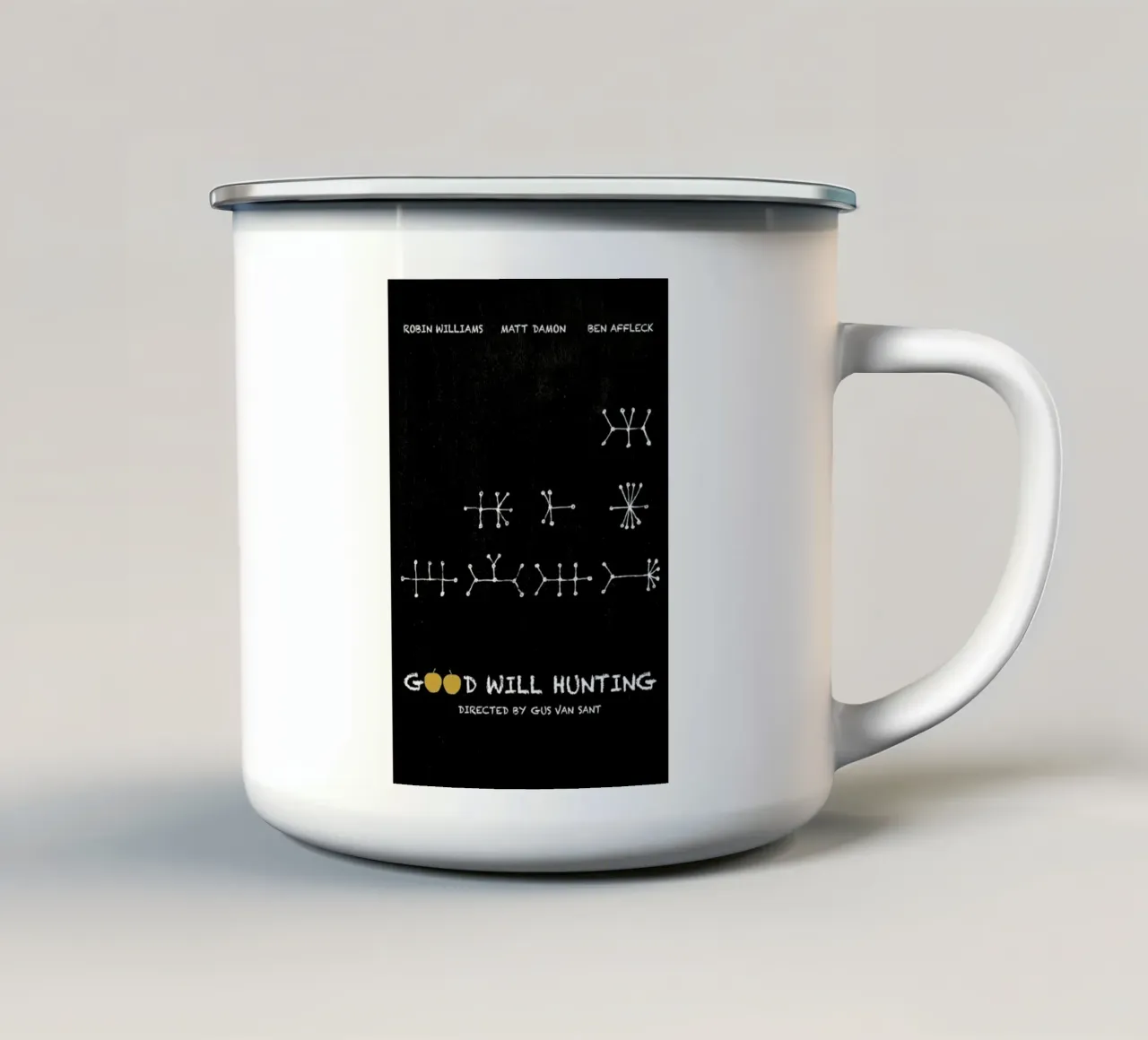 Good Will Hunting tazza in smalto da Calm The Ham