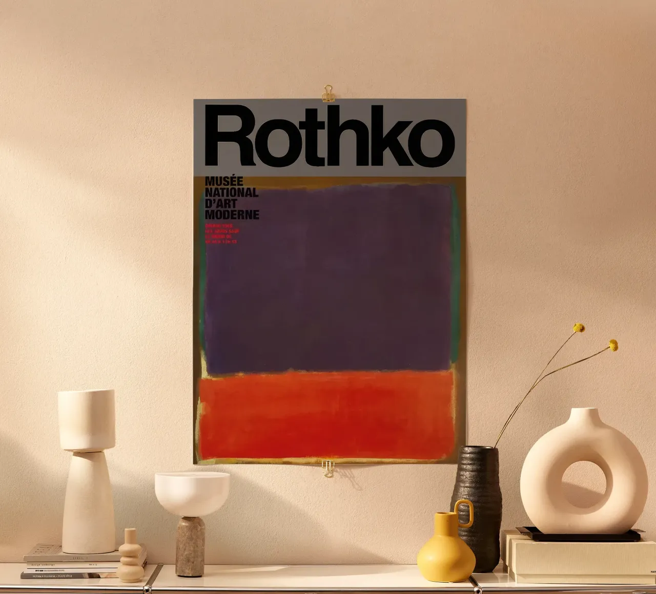 Rosso e nero sfumato su marrone carta hahnemühle da traveler