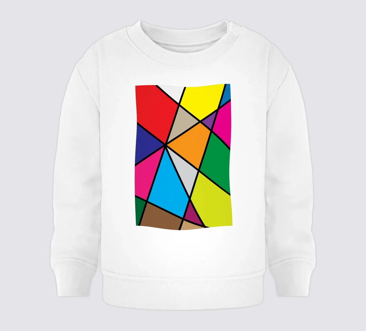 puzzle color pallette felpa neonato da boeboe