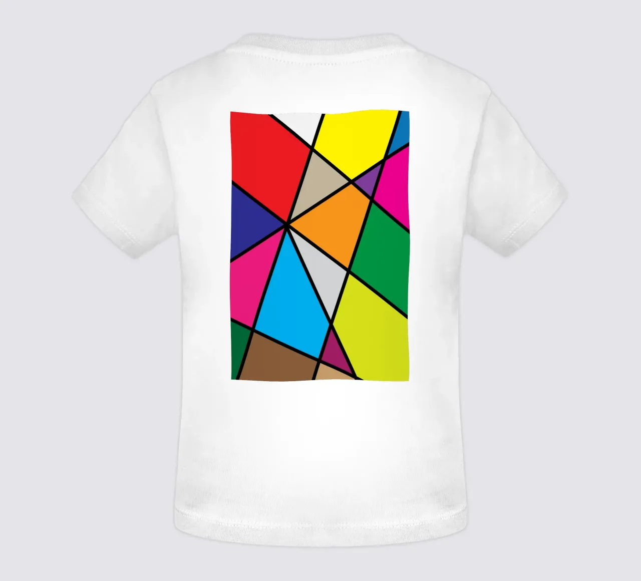 puzzle color pallette maglietta neonato da boeboe