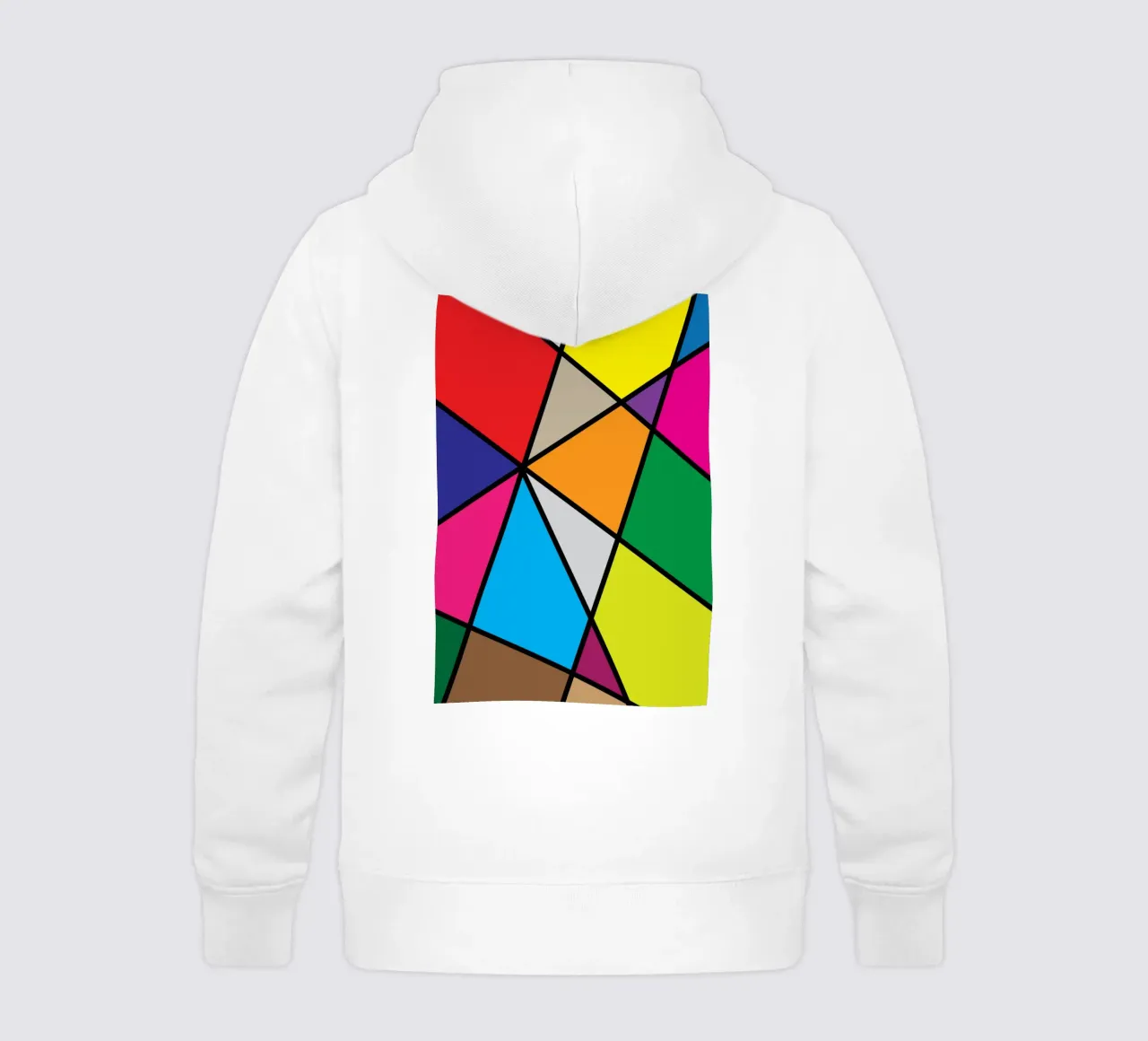 puzzle color pallette felpa bambino con cappuccio da boeboe