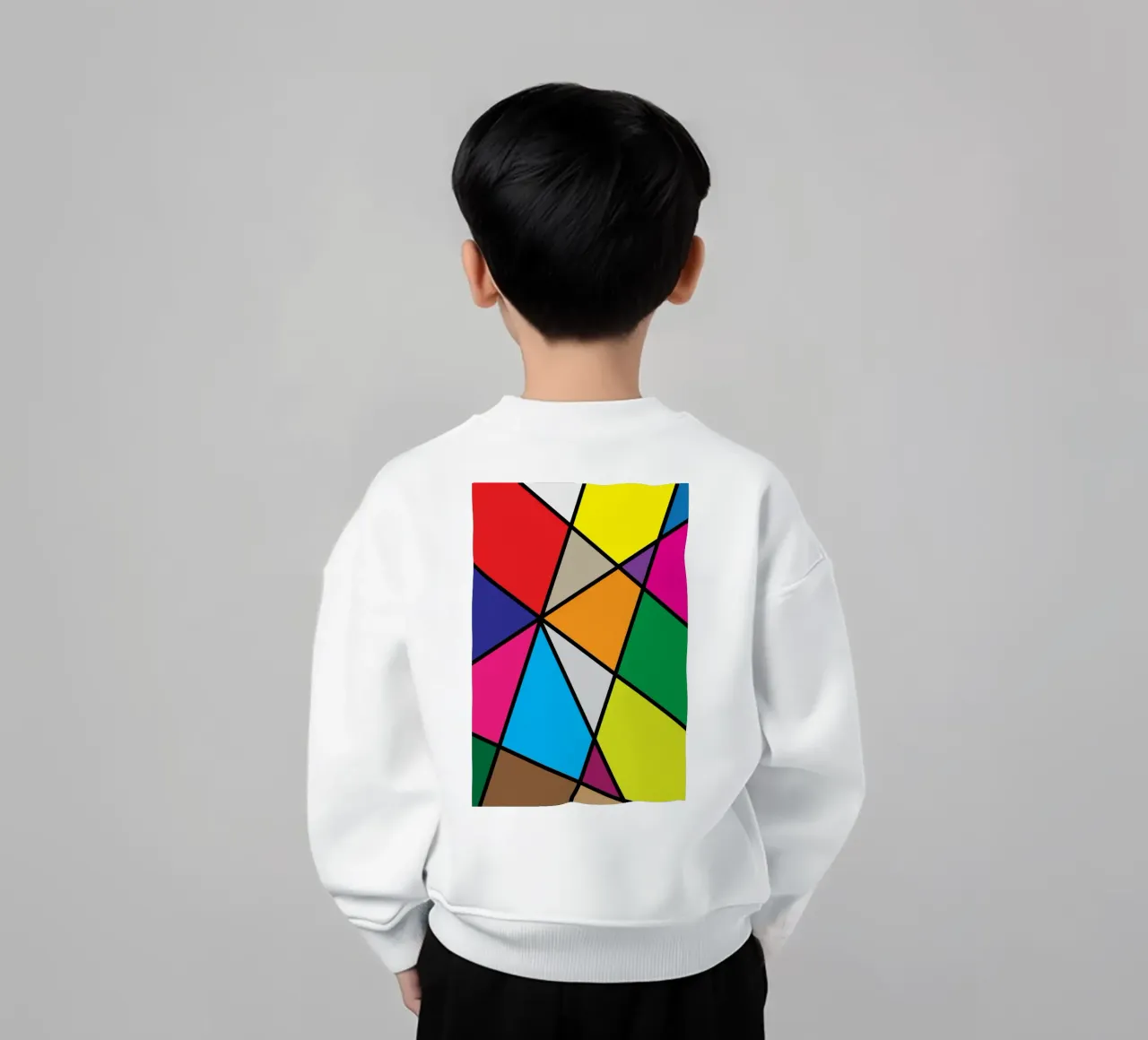 puzzle color pallette felpa bambino da boeboe