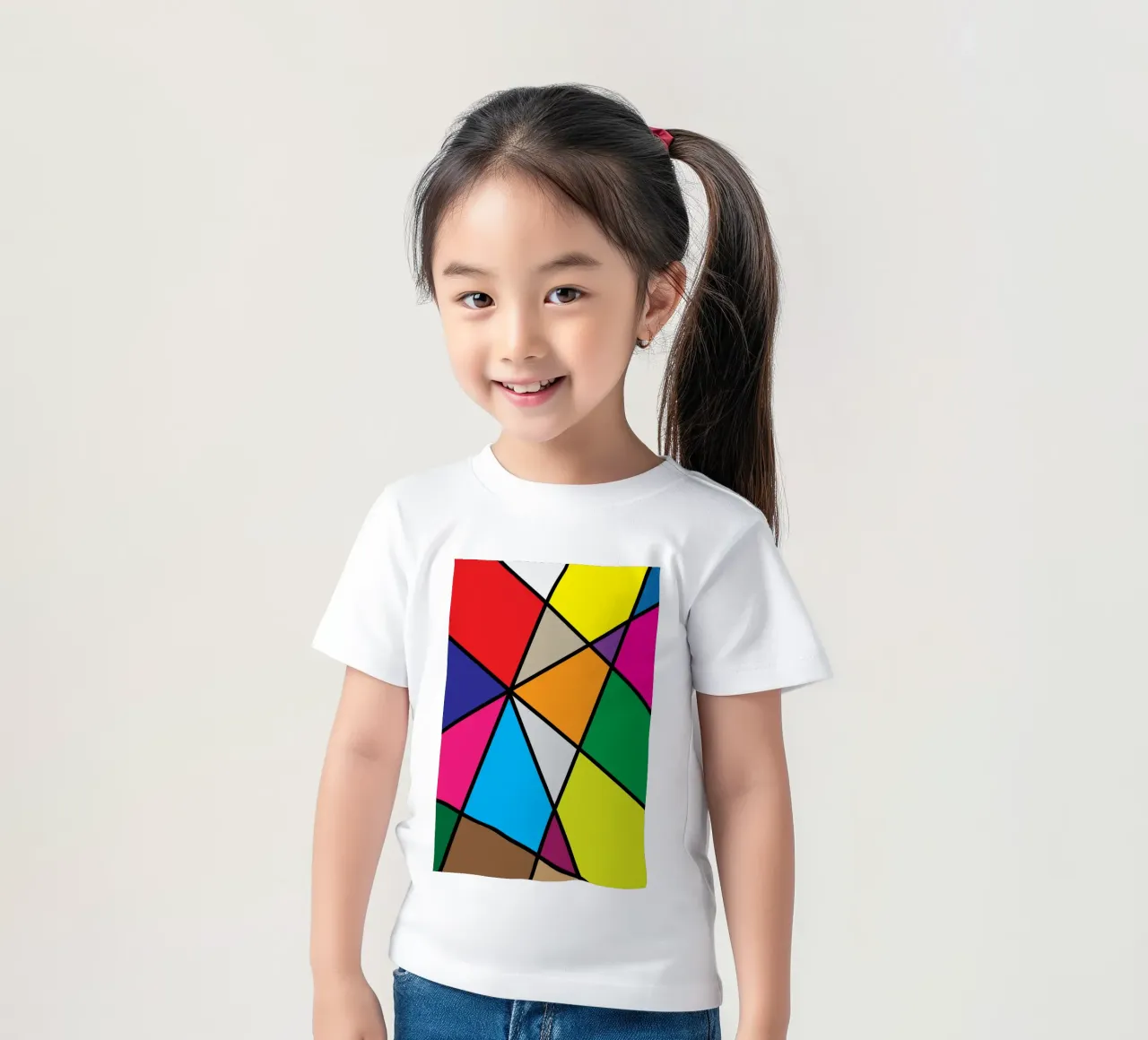 puzzle color pallette t-shirt bambini da boeboe