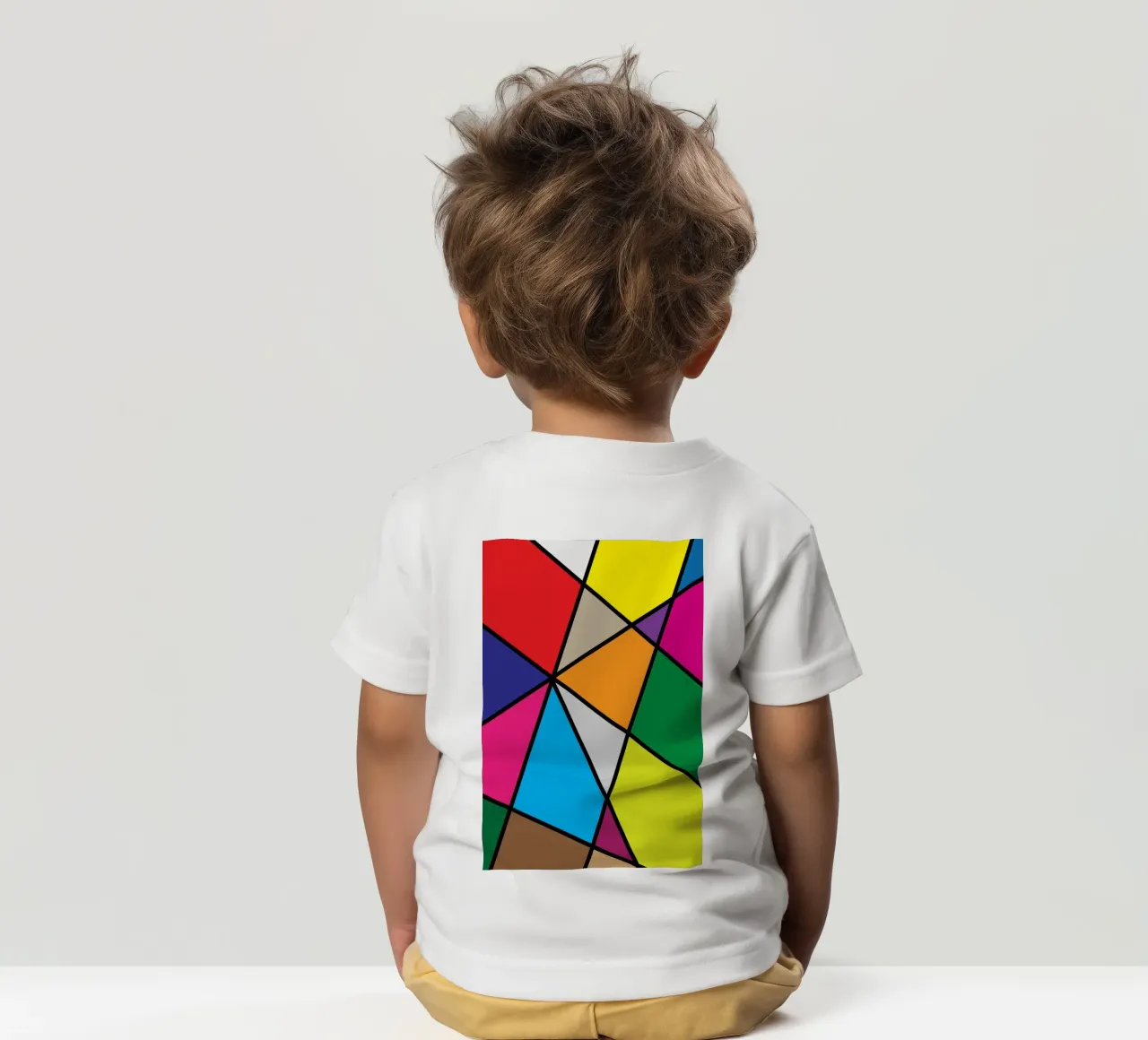 puzzle color pallette t-shirt bambini da boeboe