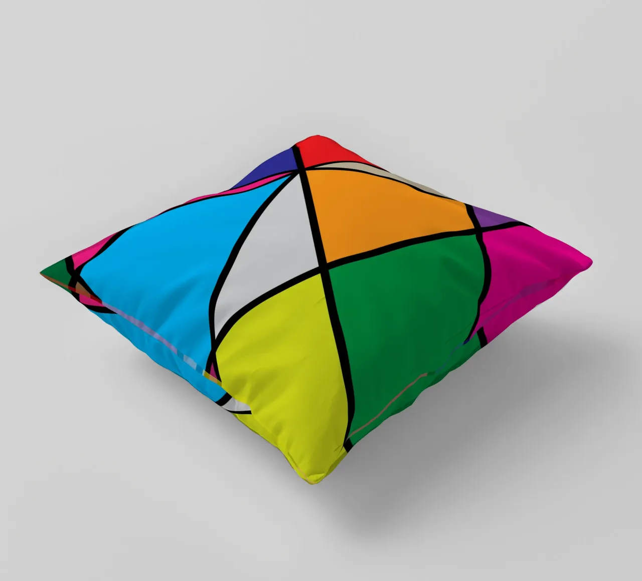 puzzle color pallette cuscino da boeboe