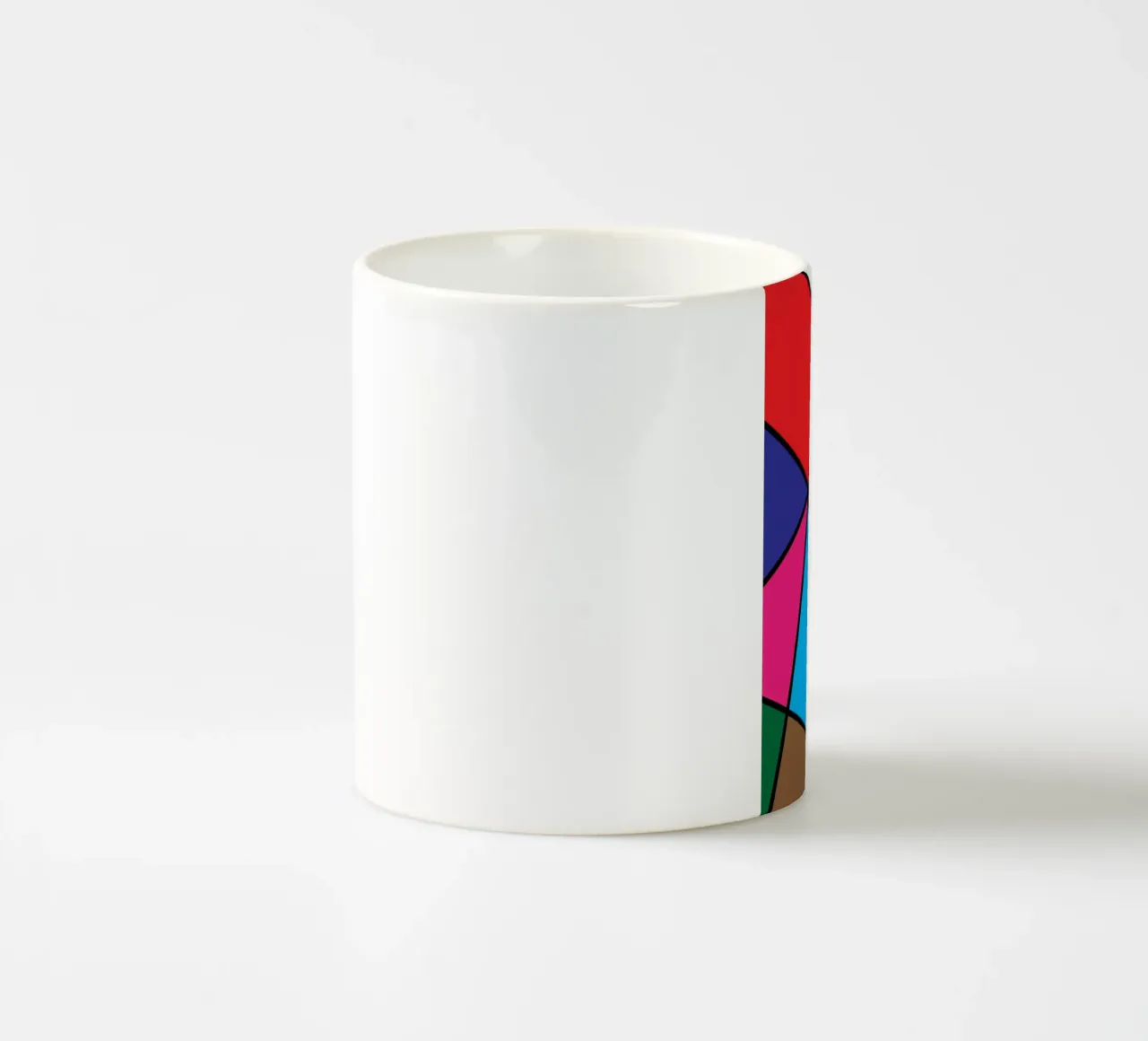 puzzle color pallette tazza in ceramica da boeboe