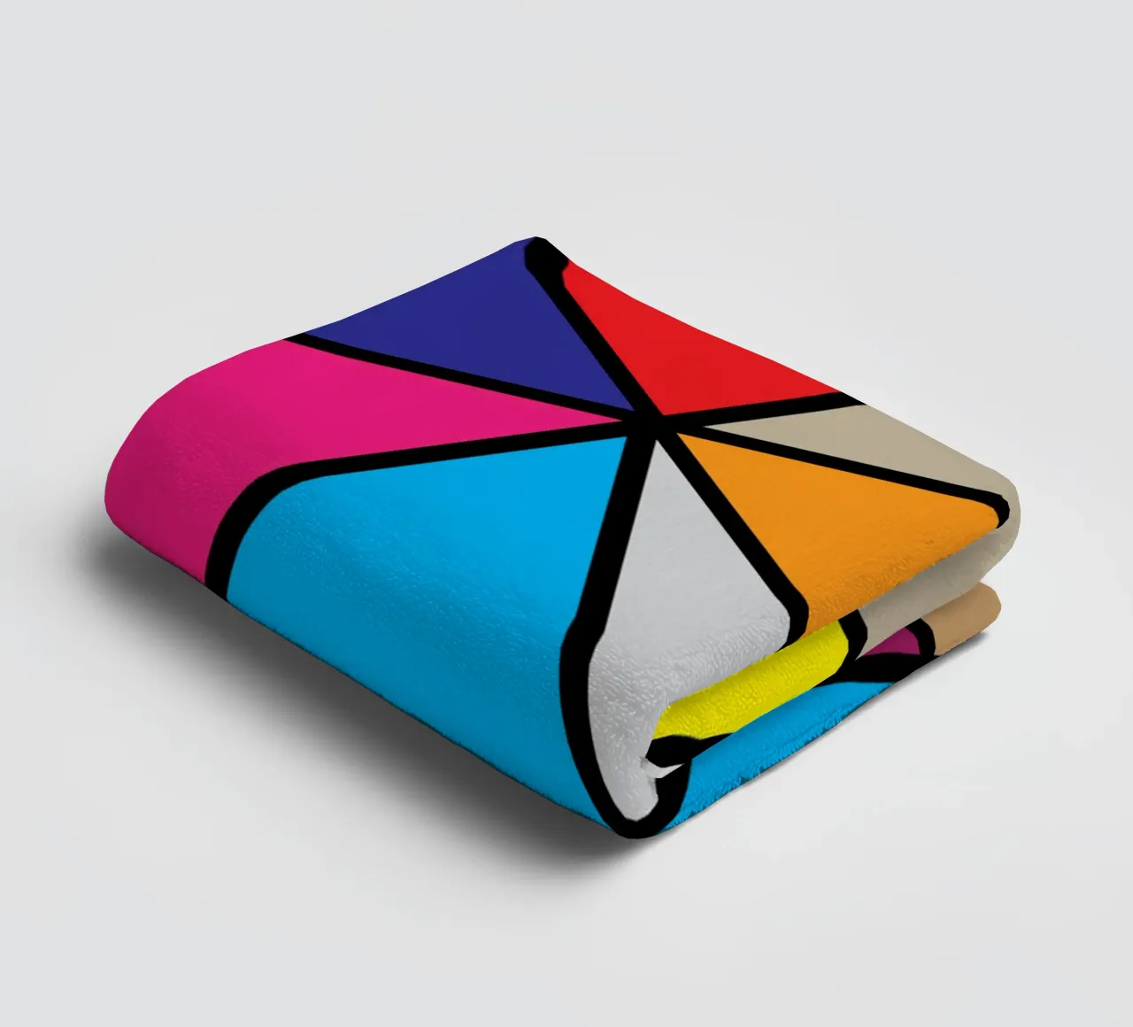 puzzle color pallette asciugamano da bagno da boeboe