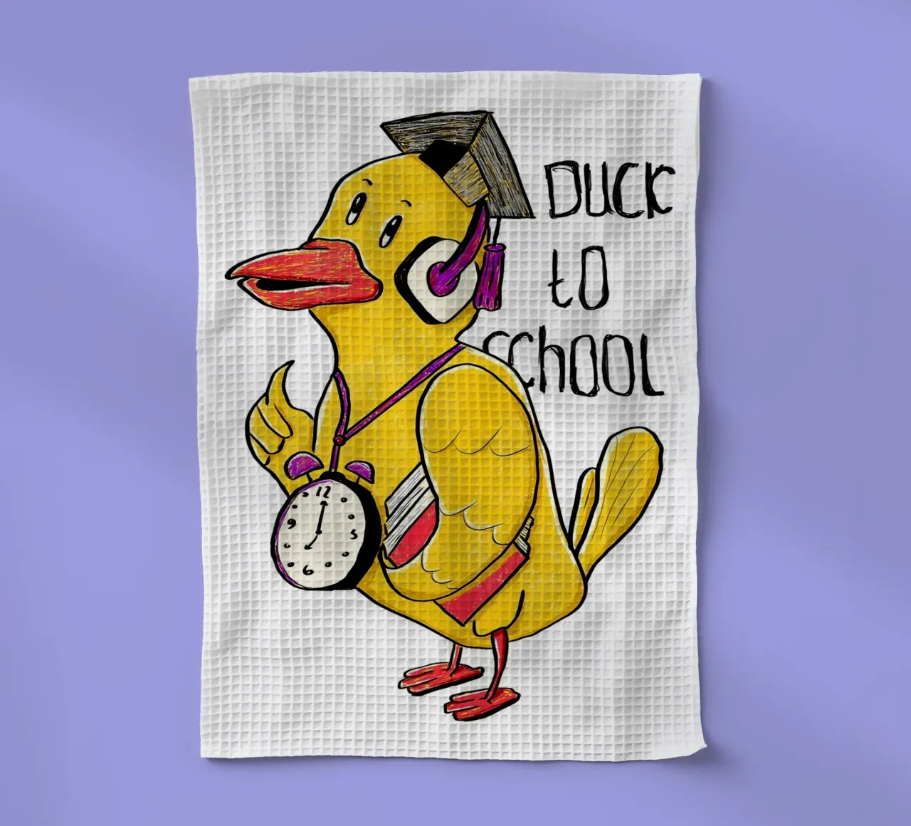 duck to work art torchon de bazi