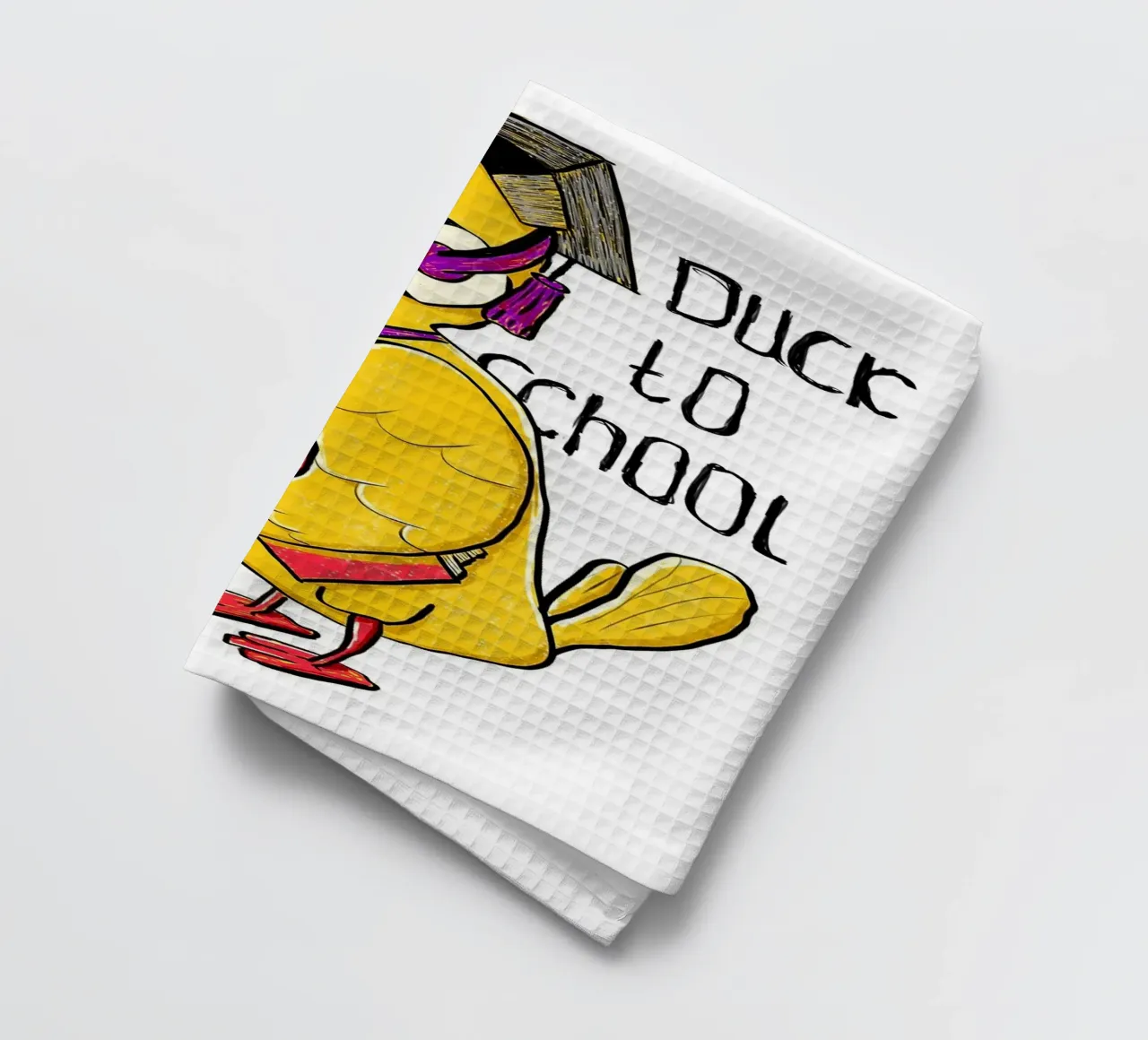duck to work art torchon de bazi