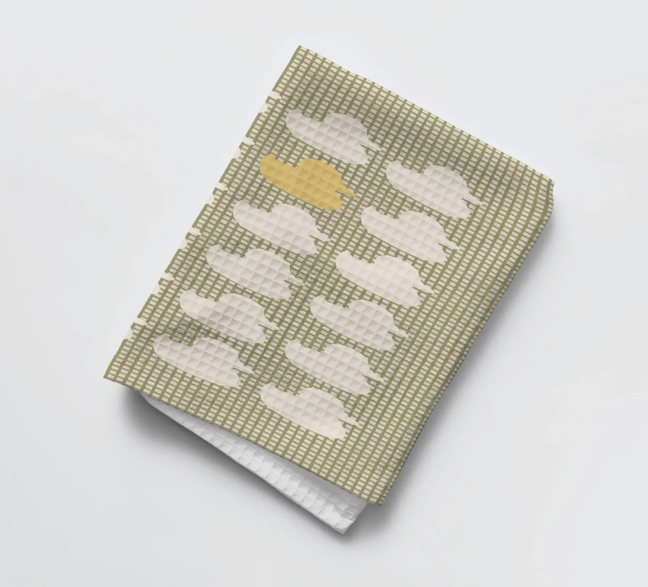 Modello di anatra con un'anatra d'oro canovaccio da cucina da bazi