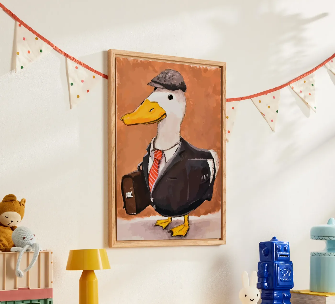 Duck in Suit plexiglass da bazi