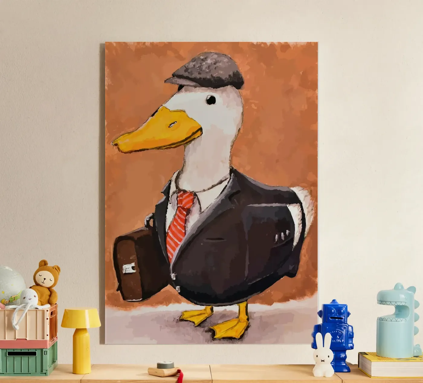 Duck in Suit plexiglass da bazi