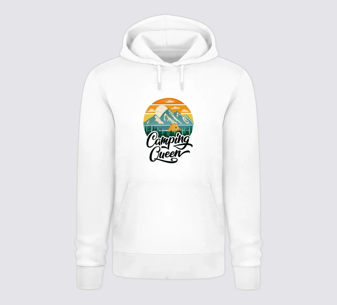 Campeggio Regina felpa con cappuccio da CalliLetters