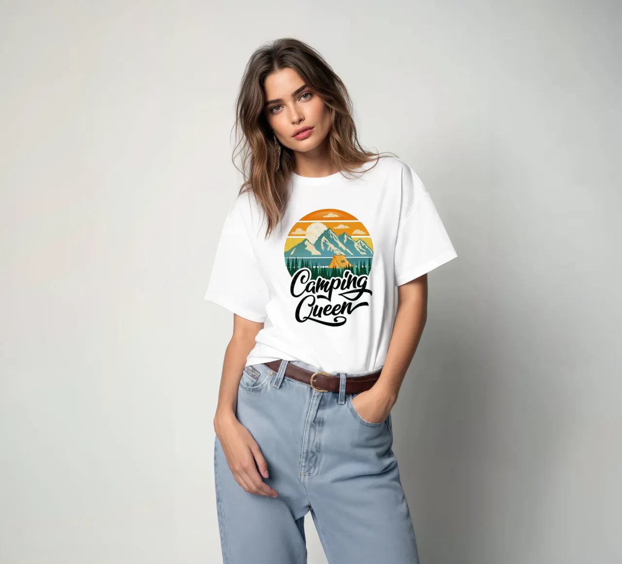 Campeggio Regina t-shirt da CalliLetters