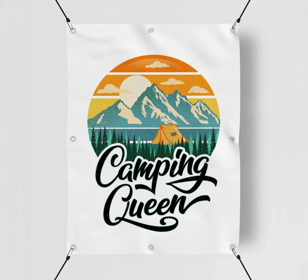 Campeggio Regina telo in pvc da CalliLetters
