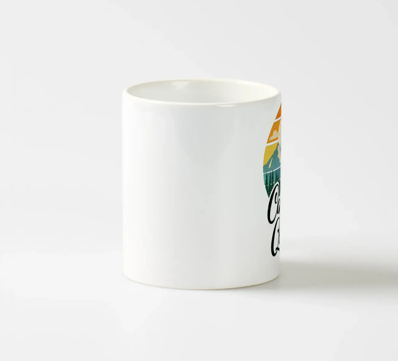 Campeggio Regina tazza in ceramica da CalliLetters