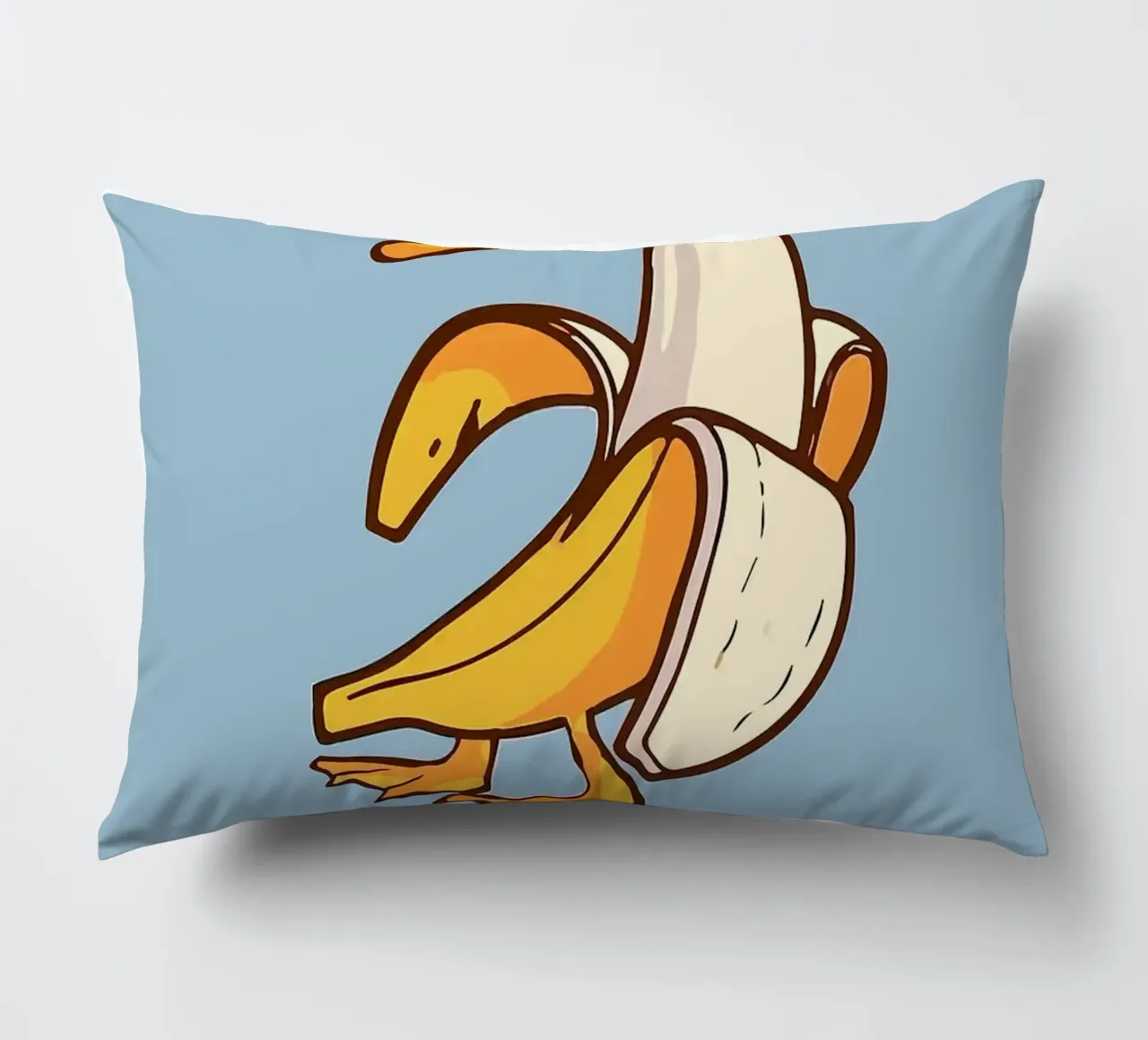 Anatra in una buccia di banana cuscino da bazi