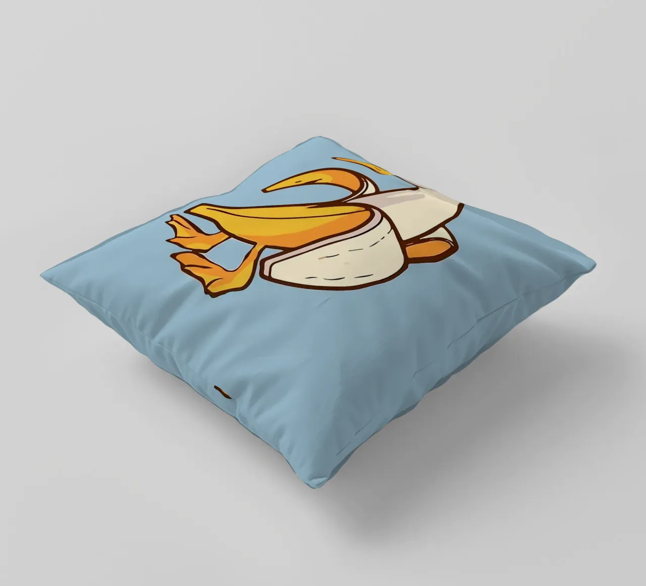 Anatra in una buccia di banana cuscino da bazi