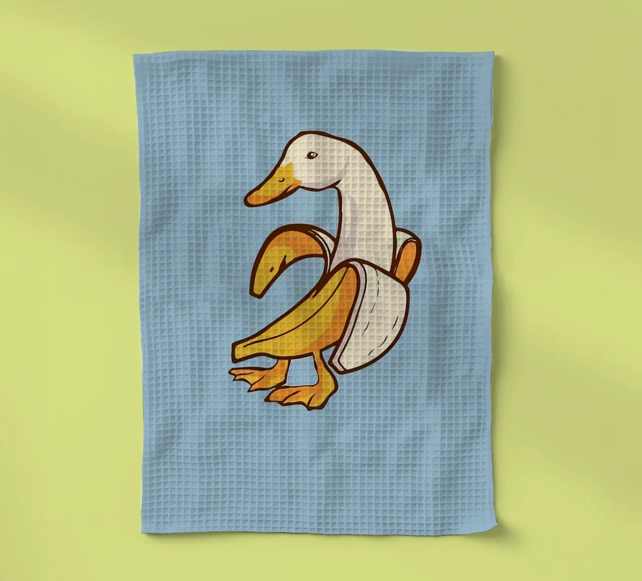 Canard dans une peau de banane torchon de bazi