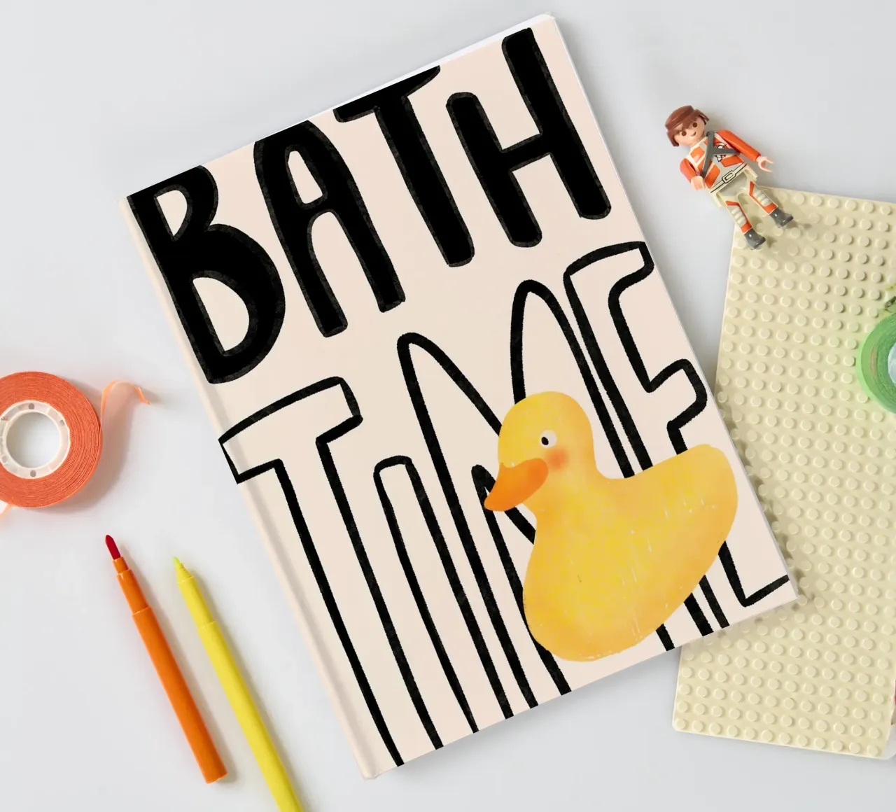 Bath Time with Rubber Duck notebook by bazi