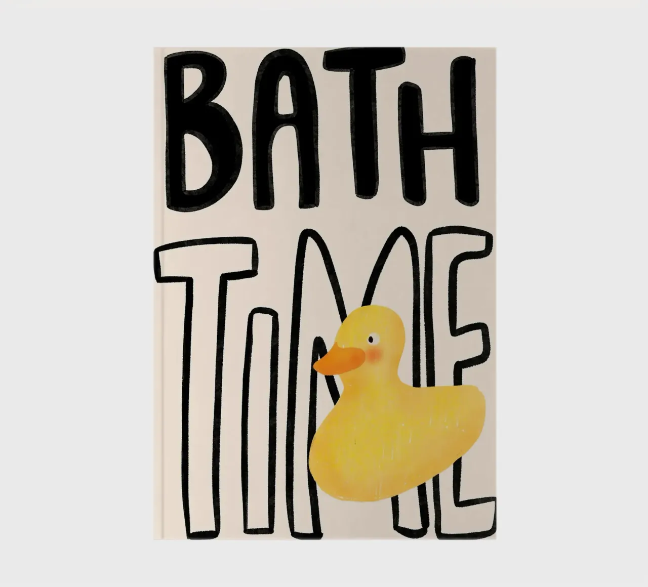 Bath Time with Rubber Duck notebook by bazi