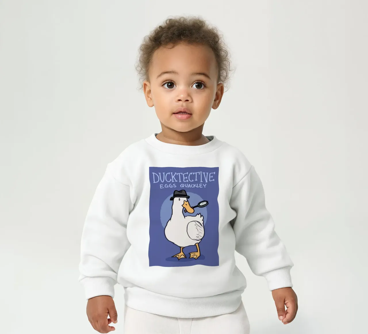 Uova Anatraie Quackley felpa neonato da bazi