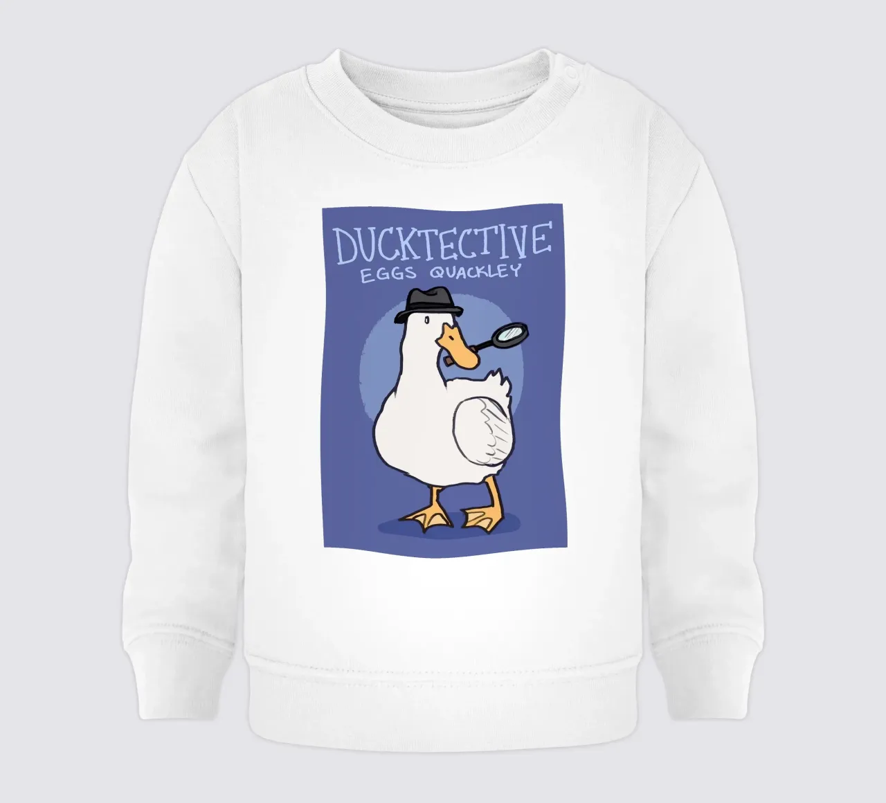 Uova Anatraie Quackley felpa neonato da bazi