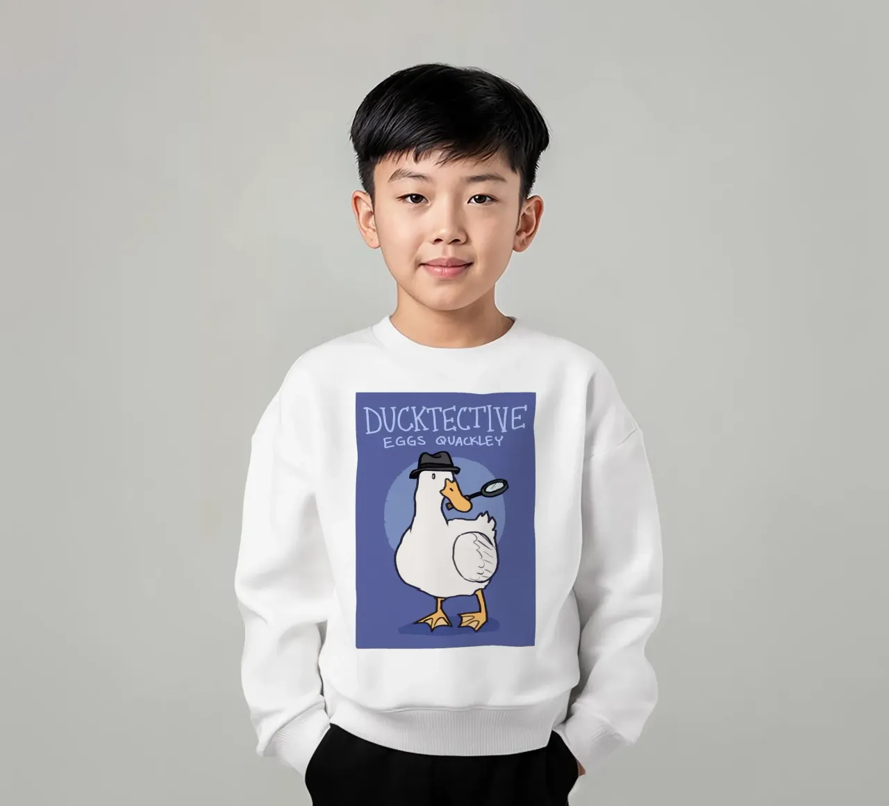 Uova Anatraie Quackley felpa bambino da bazi