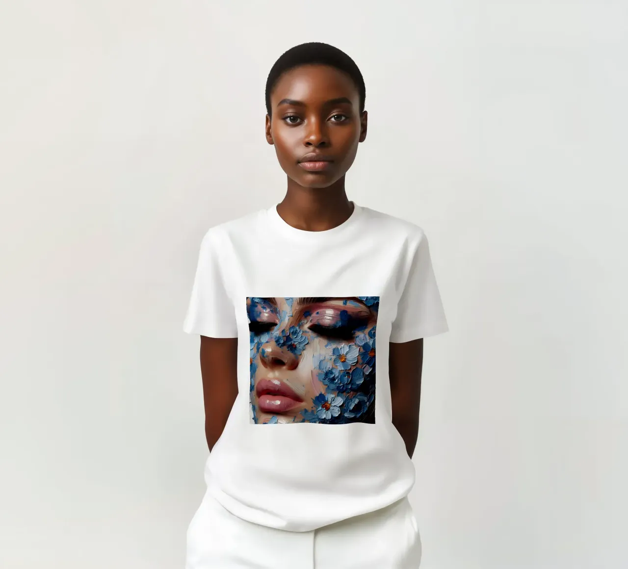 RAGAZZA DEI FIORI t-shirt da ARTOMATIC