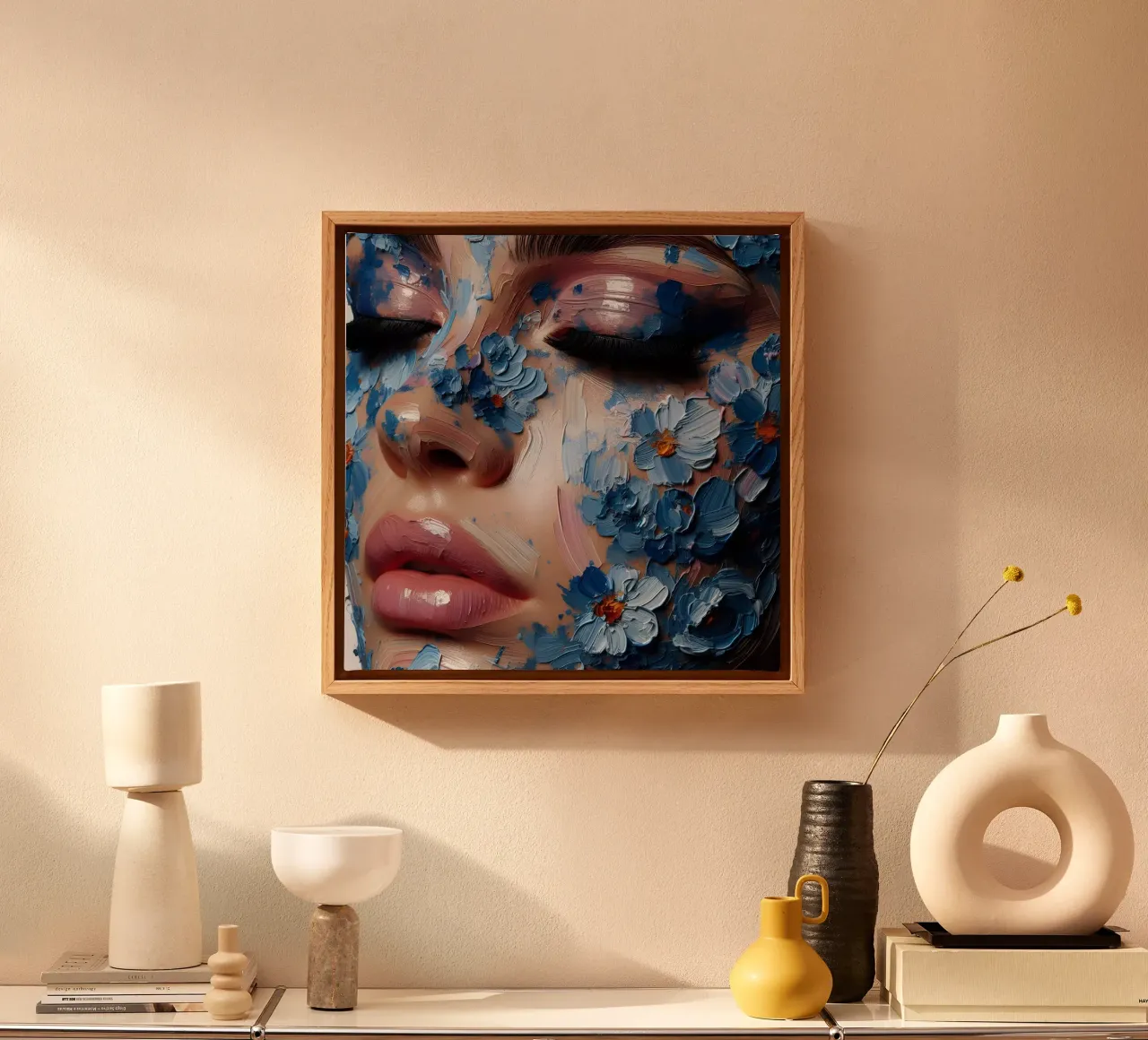 RAGAZZA DEI FIORI tela da ARTOMATIC