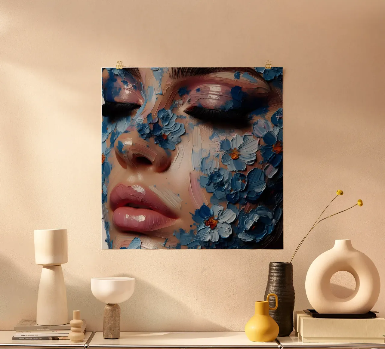 RAGAZZA DEI FIORI carta hahnemühle da ARTOMATIC