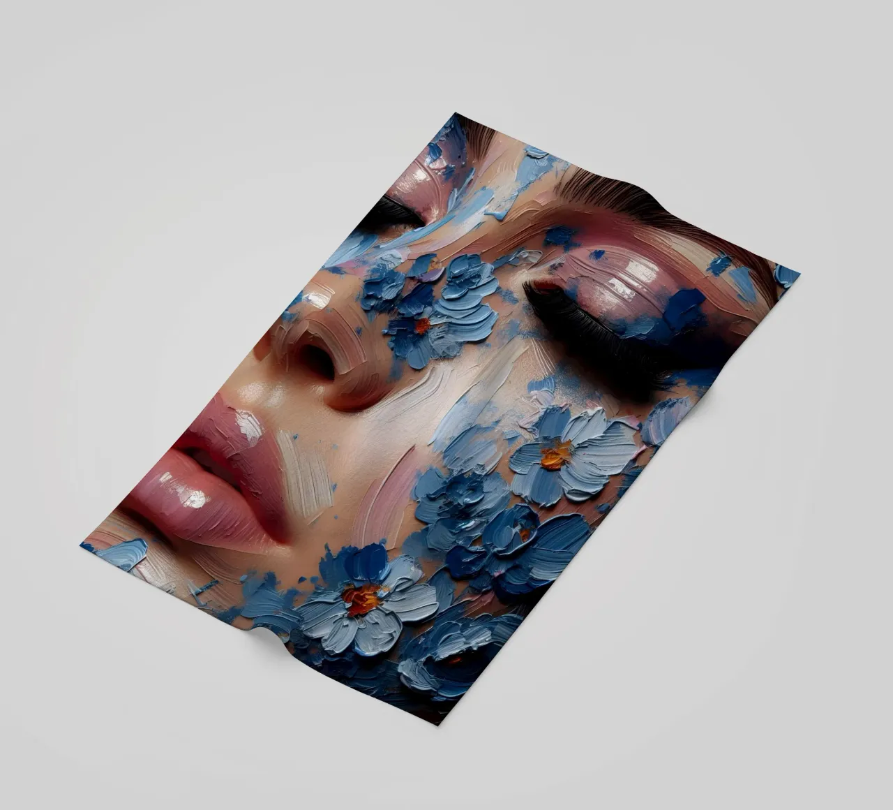 RAGAZZA DEI FIORI telo mare da ARTOMATIC