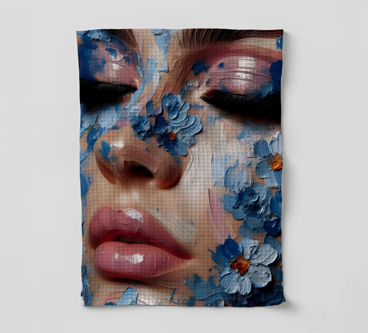 RAGAZZA DEI FIORI canovaccio da cucina da ARTOMATIC