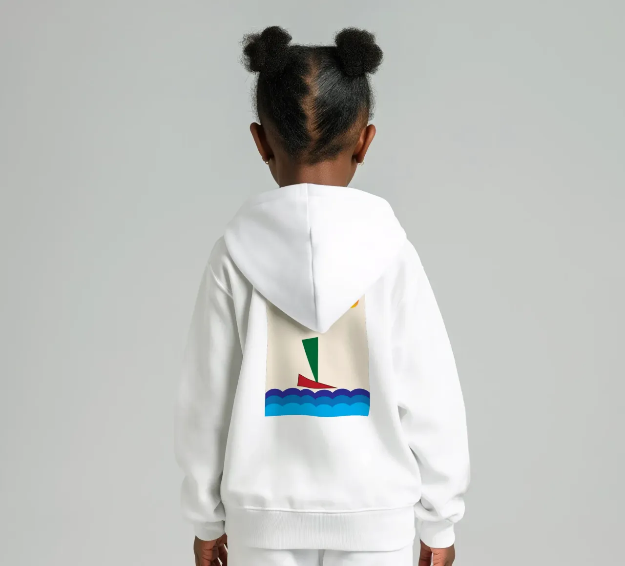 nave sull'oceano felpa bambino con cappuccio da boeboe