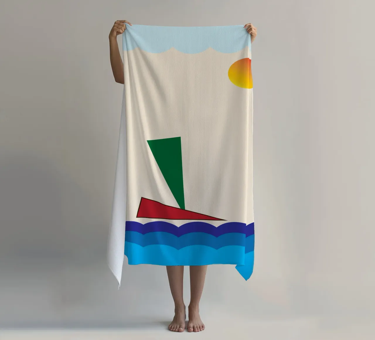 nave sull'oceano telo mare da boeboe