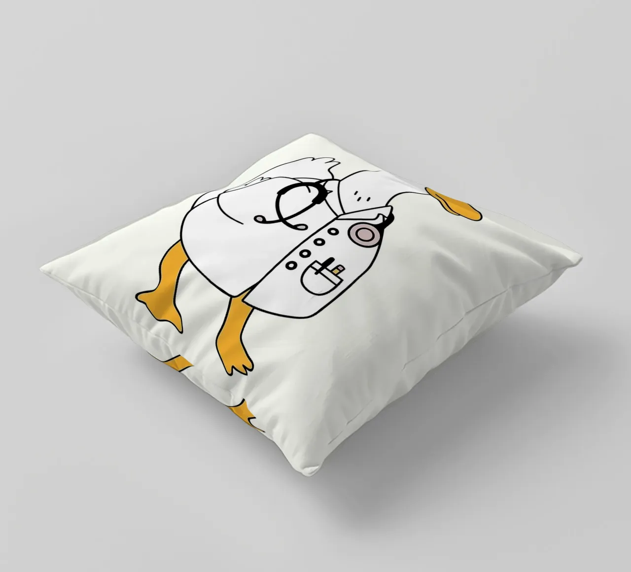 Illustrazione di Ducktor cuscino da bazi