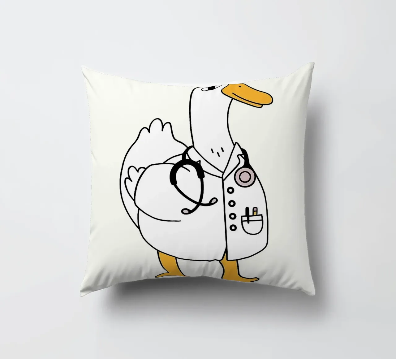 Illustrazione di Ducktor cuscino da bazi