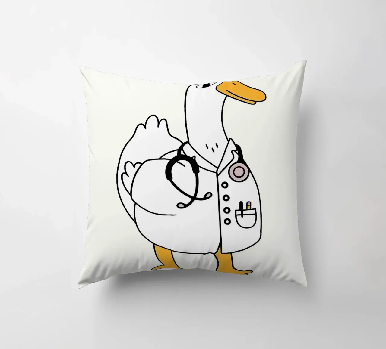 Illustrazione di Ducktor cuscino da bazi